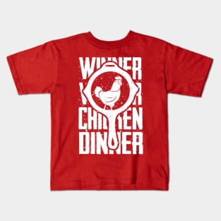 Chicken Dinner White Kids T-Shirt